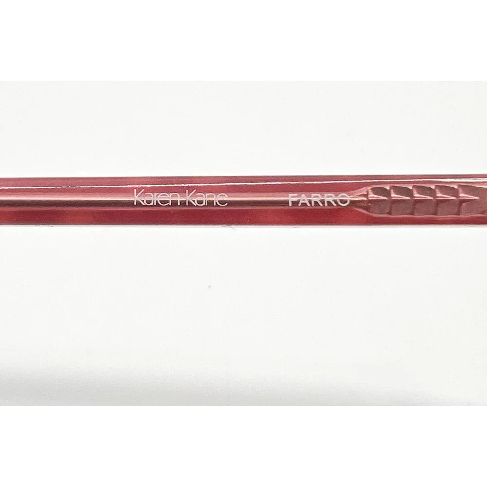 Karen Kane Eyeglasses Womens Black Pink Farro Cat Eye Frames 51-16-135
